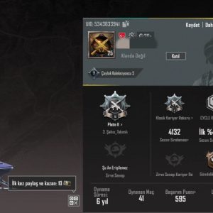 RANDOMHESAPTR GÜVENCESİYLE: PUBG MOBILE HESABI + TWITTER HEDİYE! 🐦