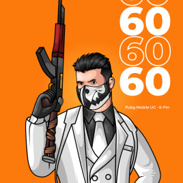 PUBG Mobile 60 UC E-Pin –