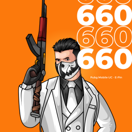 PUBG Mobile 660 UC E-Pin
